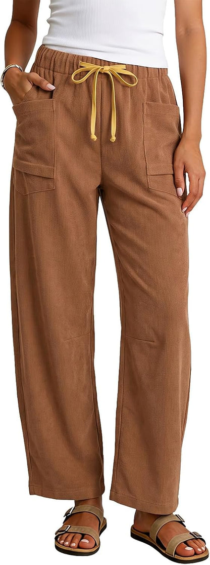 Corduroy Barrel Pants