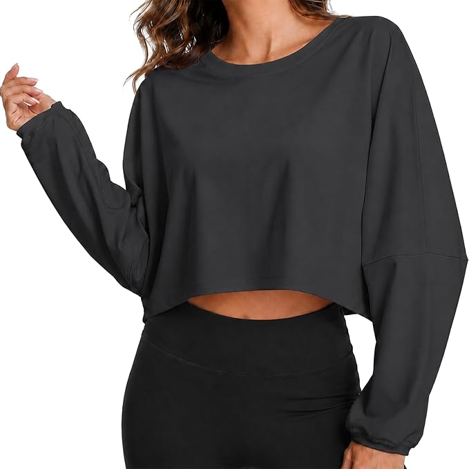 Cropped Lightweight Pullover