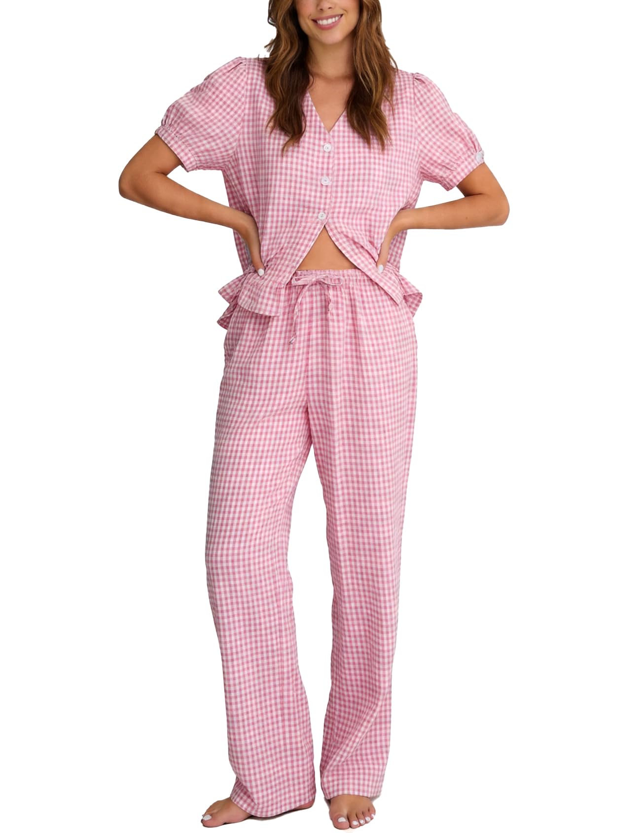 Cotton Gingham Pjs