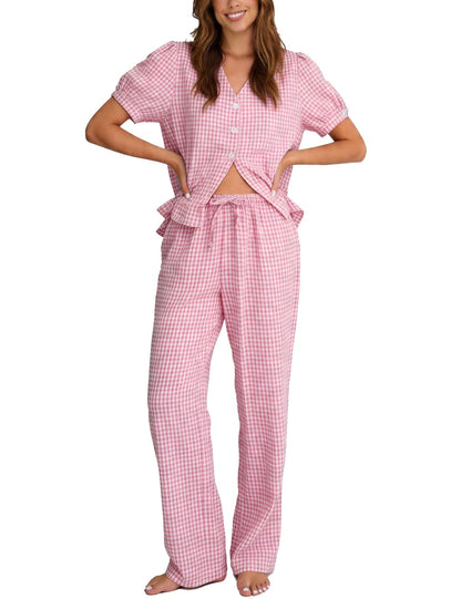 Cotton Gingham Pjs