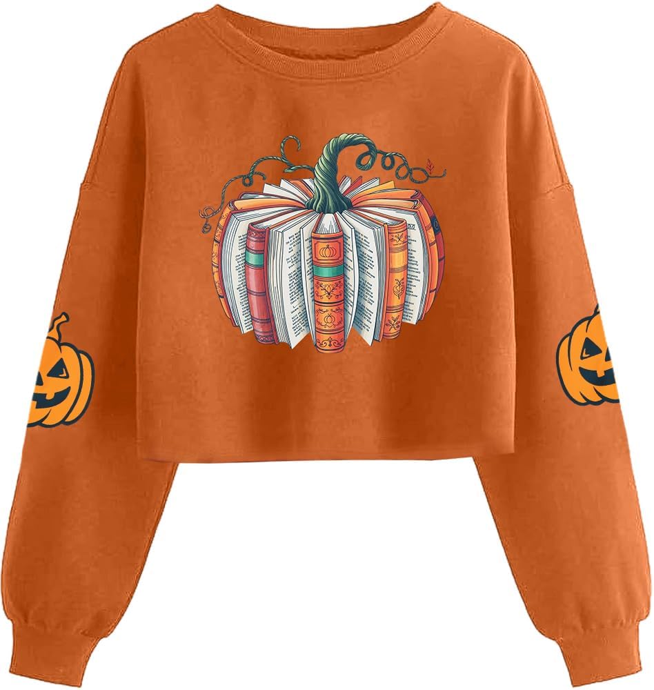 Spooky Season Crop Sweatshirt