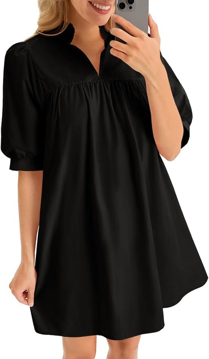 Cotton Babydoll Dress