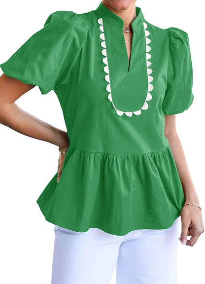 Peplum Blouse