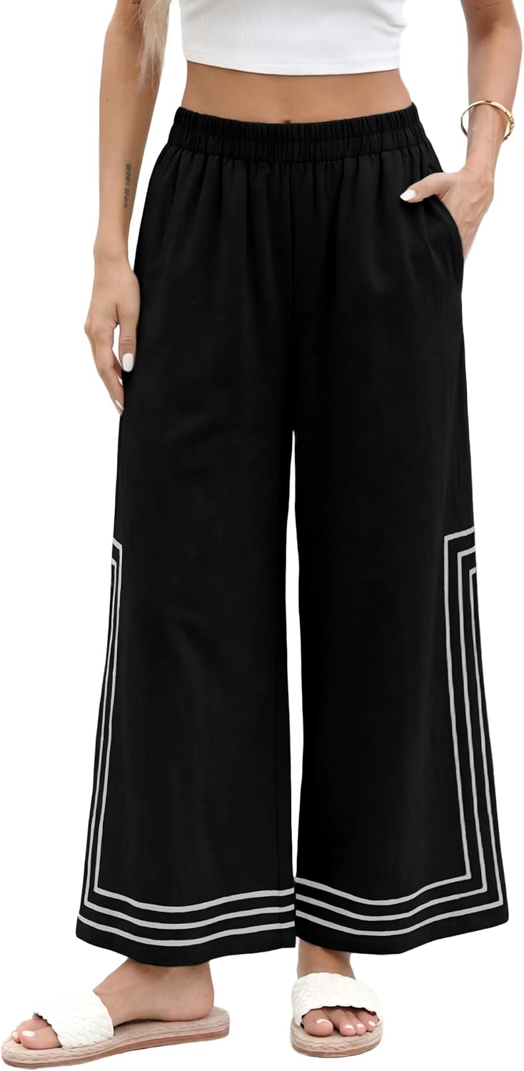 Color Block Palazzo Pants