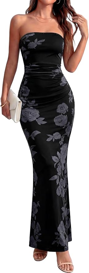 Strapless Maxi Dress