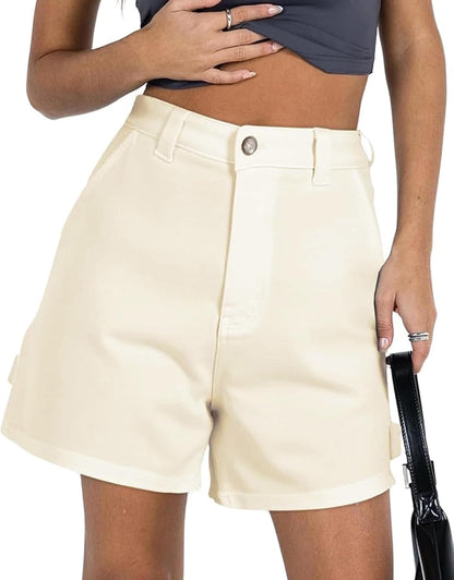 High Waisted Denim Shorts