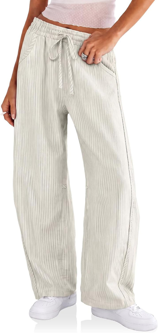 Striped Wide Leg Pants