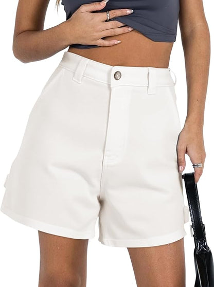 High Waist Denim Shorts