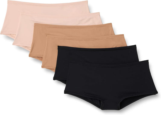 Peached Boyshort Panties (6PK)