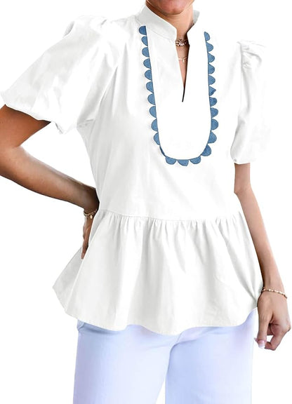 Peplum Blouse