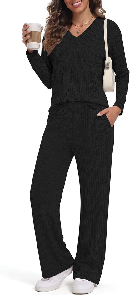 Ribbed Knit Set