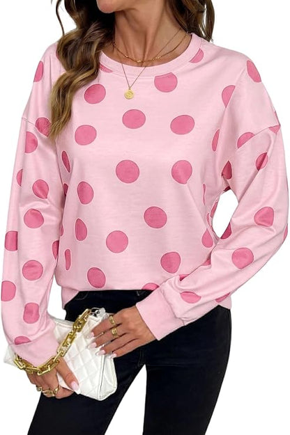 Polka Dot Crewneck