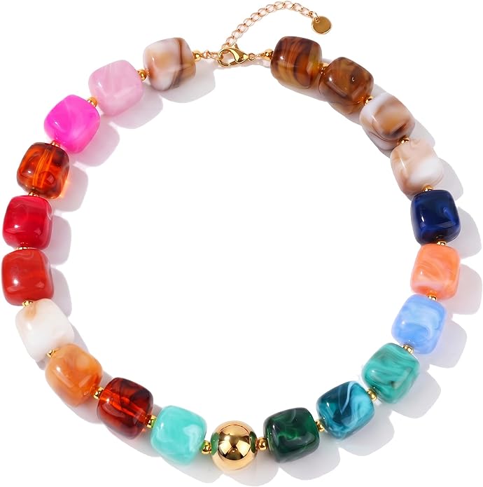 Beaded Necklace Choker
