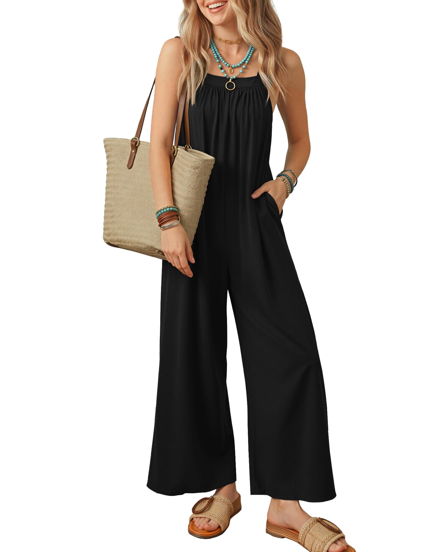 Wide Leg Romper