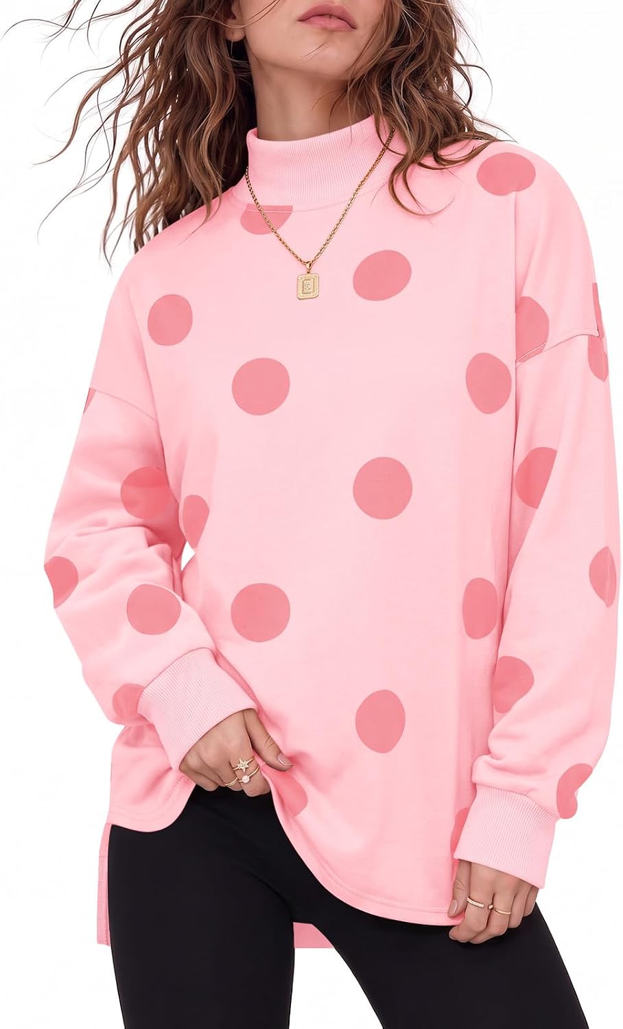 Polka Dot Sweatshirt