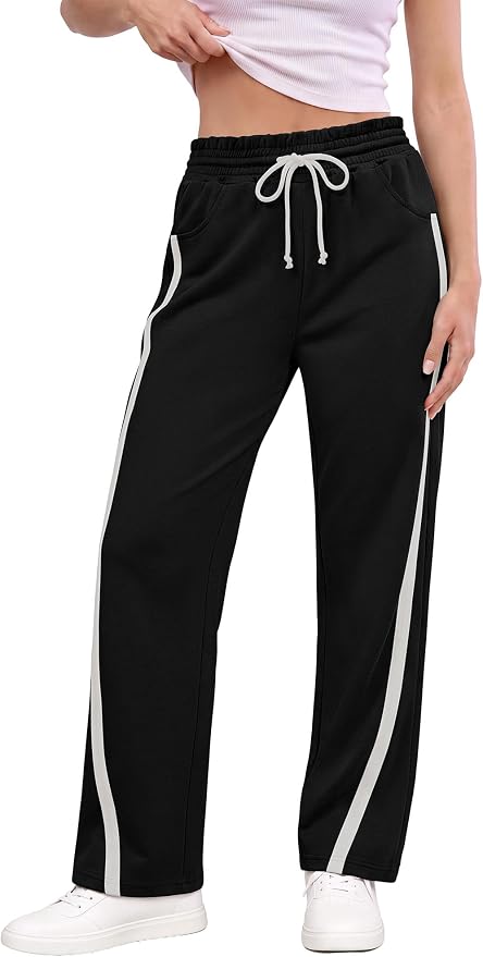 ANRABESS Striped Sweatpants