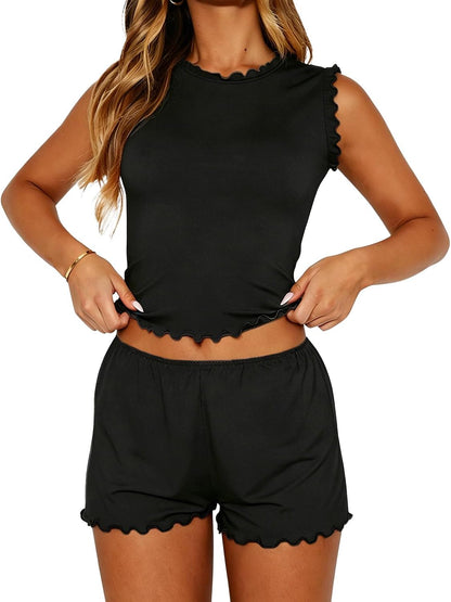 Sleeveless Pajama Set