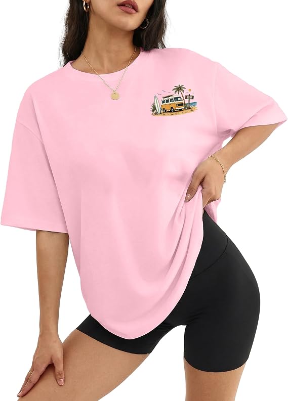 Cotton Oversized Graphic Tee