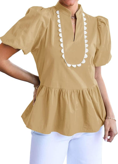 Peplum Blouse
