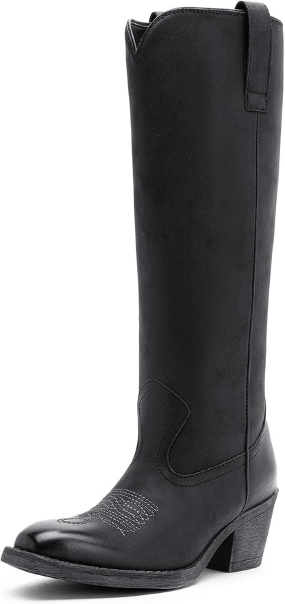 Knee High Western Boots