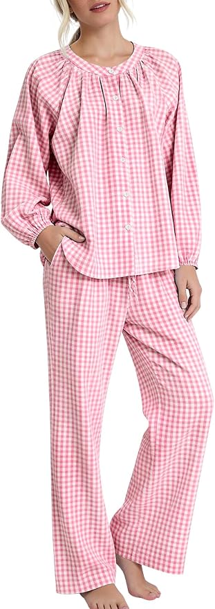 Cotton Gingham Pajamas