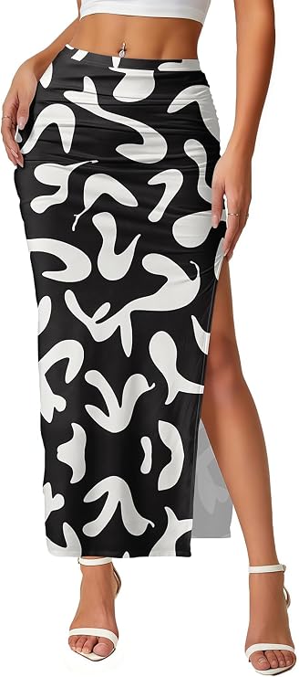 Side Slit Pencil Skirt