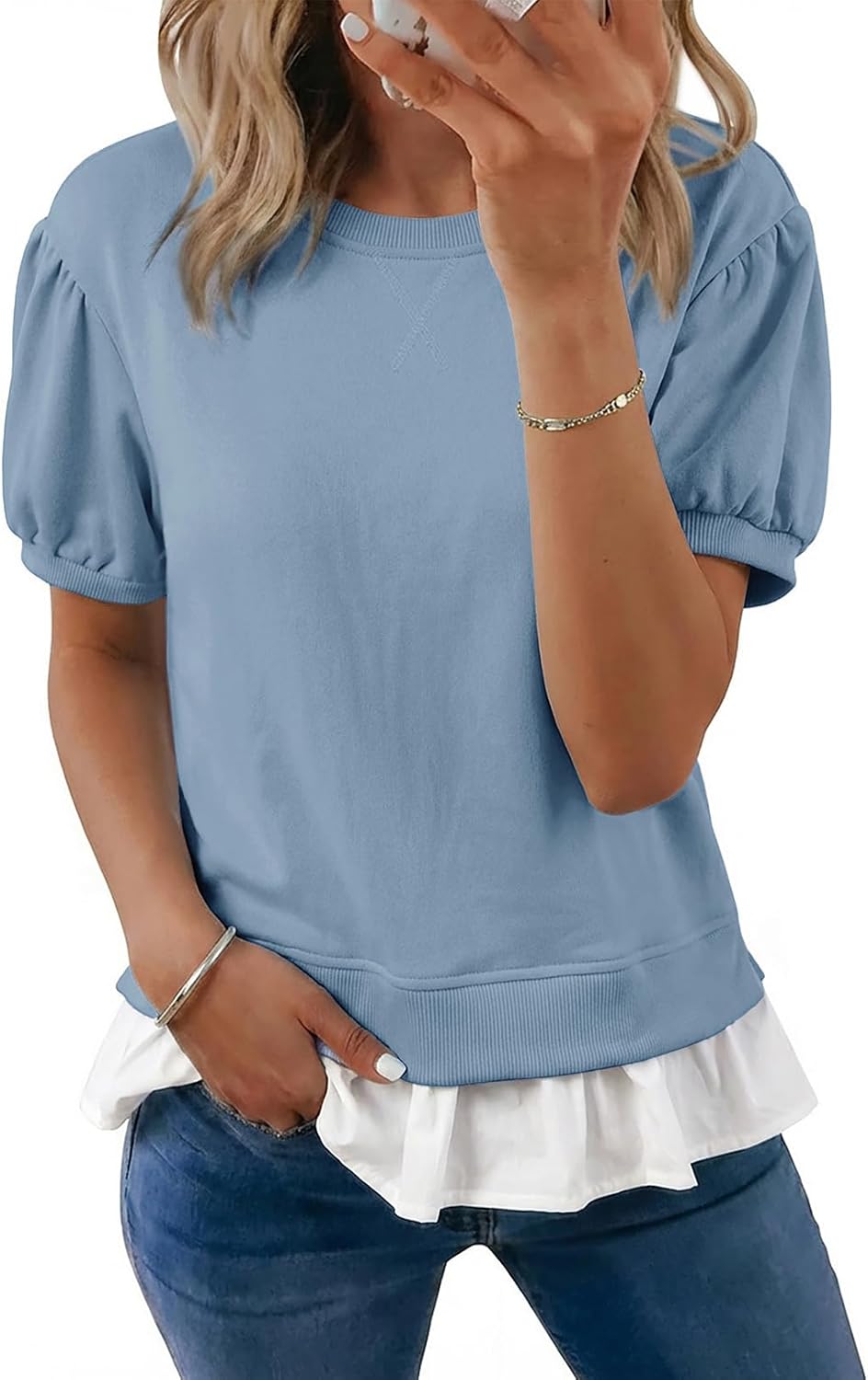 Puff Sleeve Sweatshirt