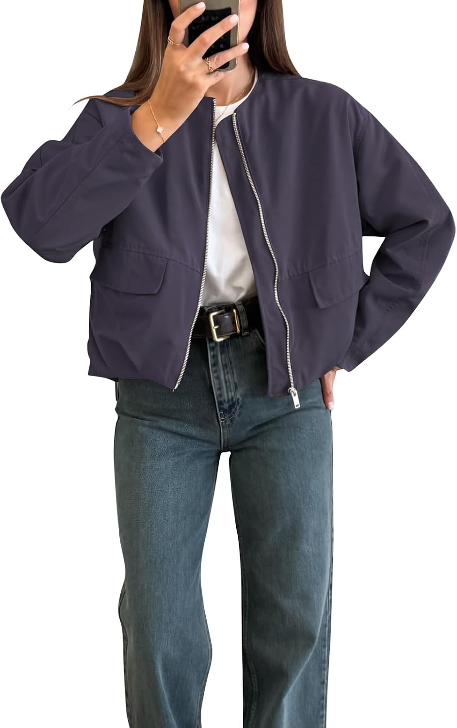 Puff Hem Bomber Jacket
