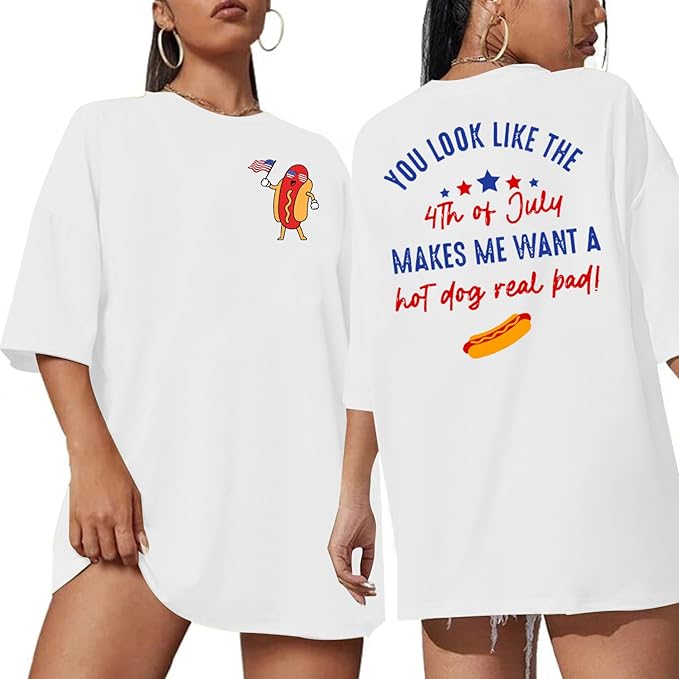 Oversized 4th of July Shirt