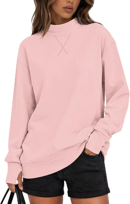 Mock Neck Sweatshirt