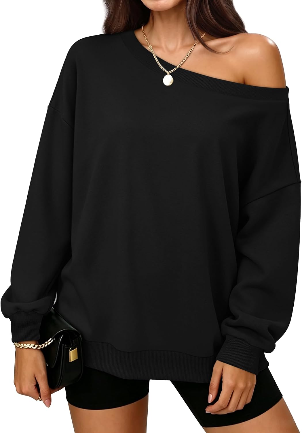 Off Shoulder Sweatshirt