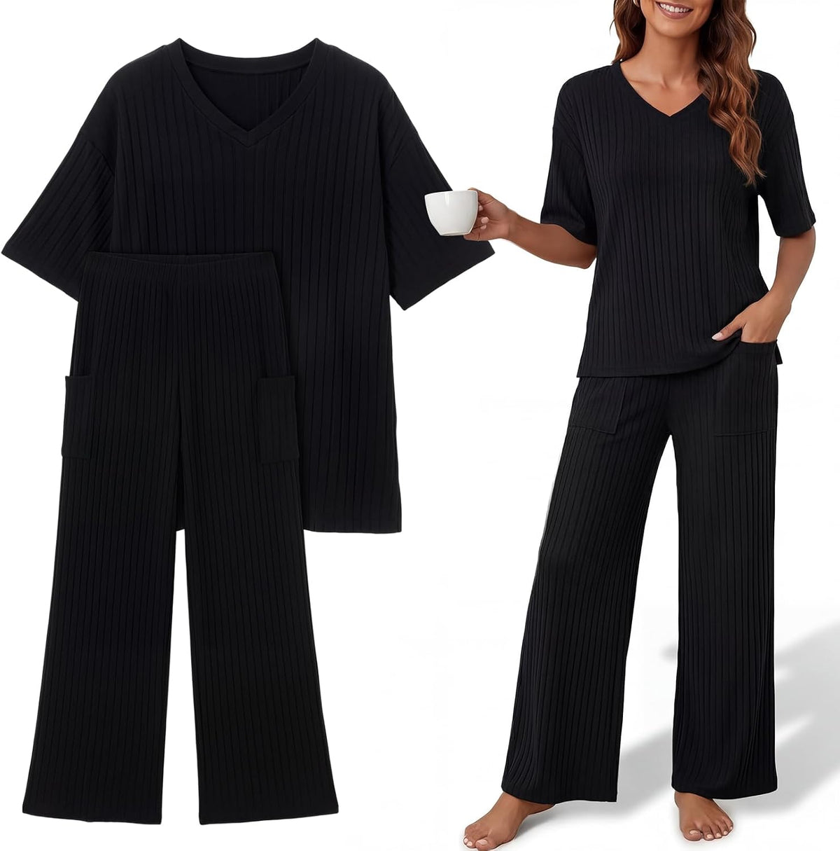 Ribbed Lounge Set
