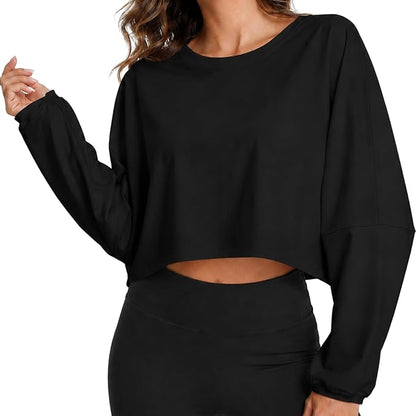 Lightweight Cropped Sweatshirt