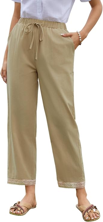 Cotton Linen Summer Pants