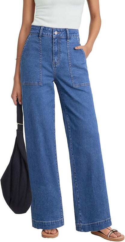 Colorblock Stretch Jeans