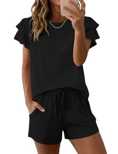 Ruffle Pajama Set