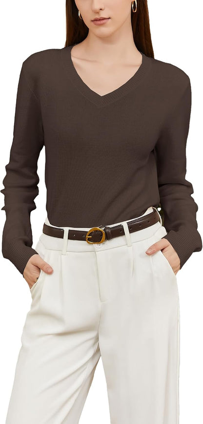 V Neck Pullover Sweater