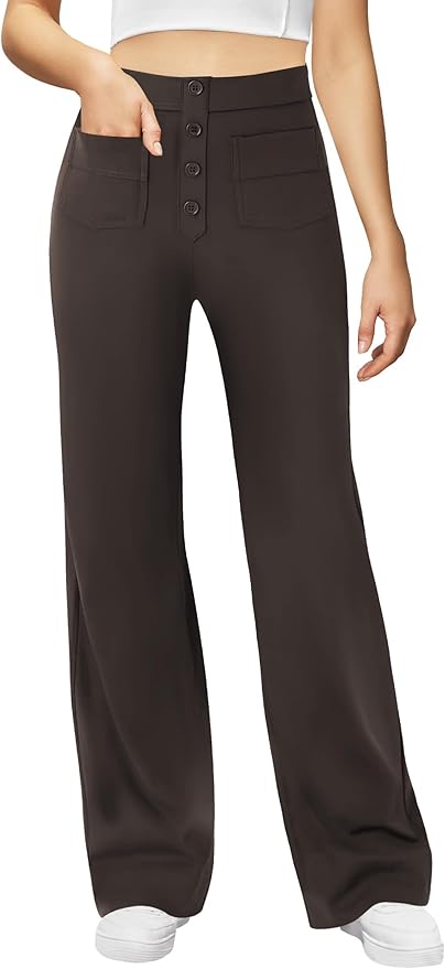 High Waisted Work Trousers