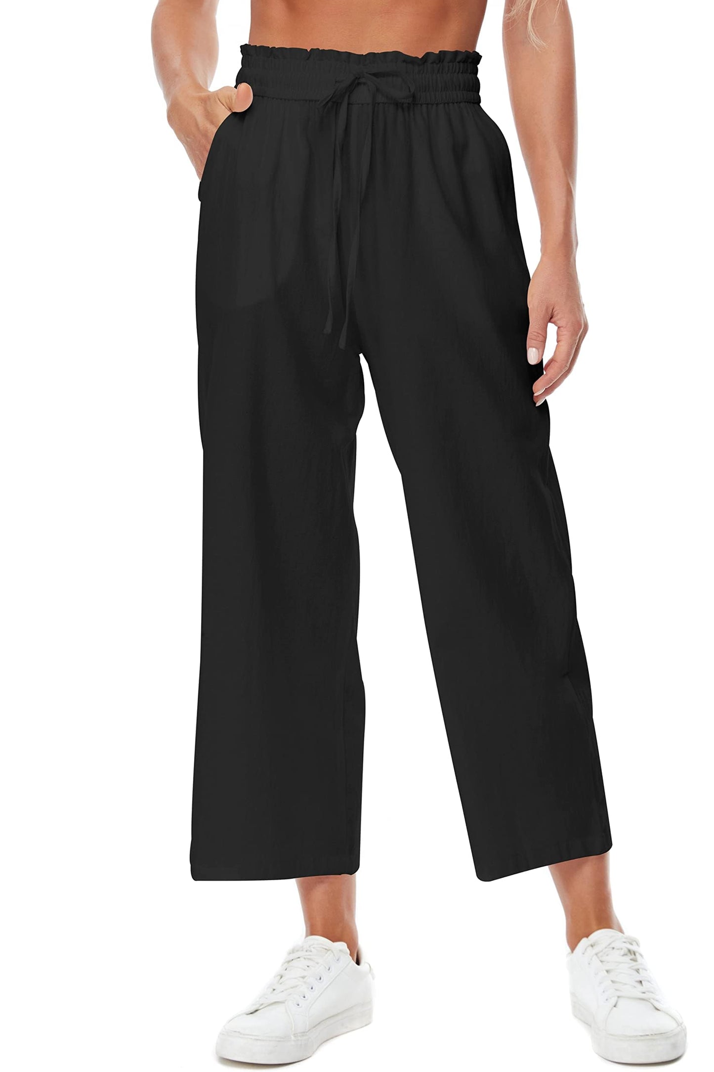 Cotton Linen Capris