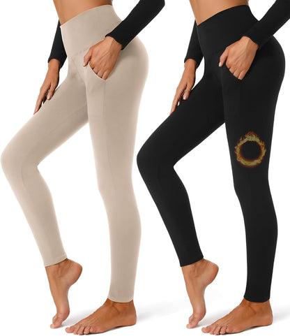Fleece Lined Leggings (2PK)