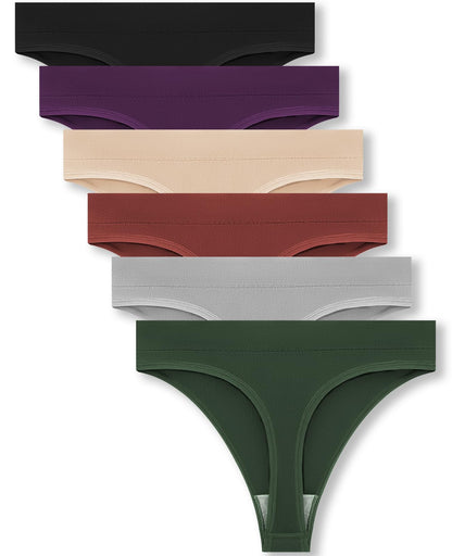 Seamless No Show Thong (6PK)