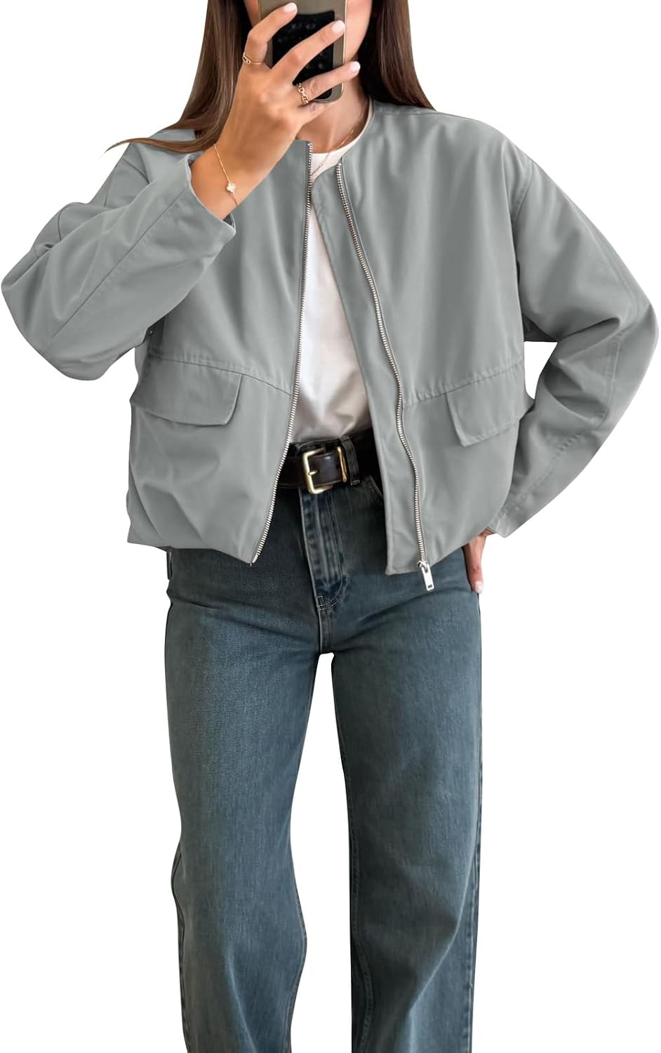 Puff Hem Utility Jacket