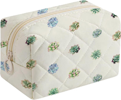 Quilted Makeup Bag