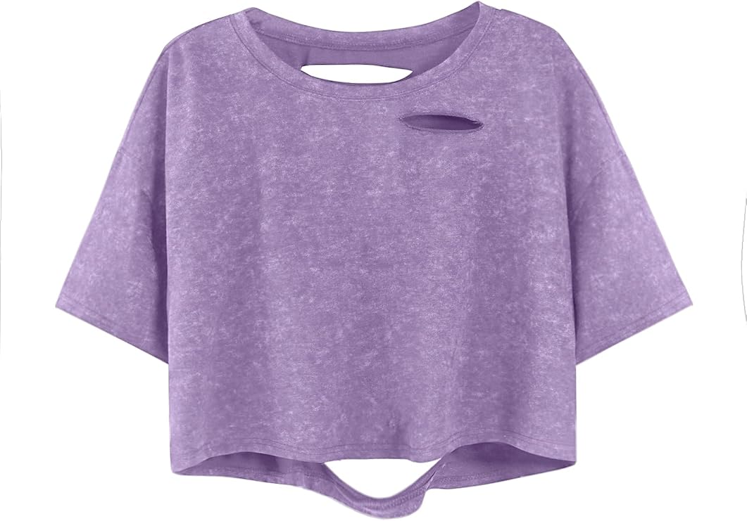 Cotton Washed Cropped Tee