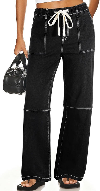 Drawstring Jeans