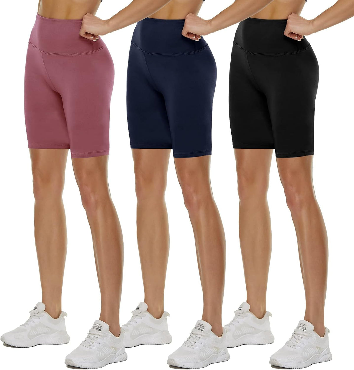 High Waist Biker Shorts (3PK)