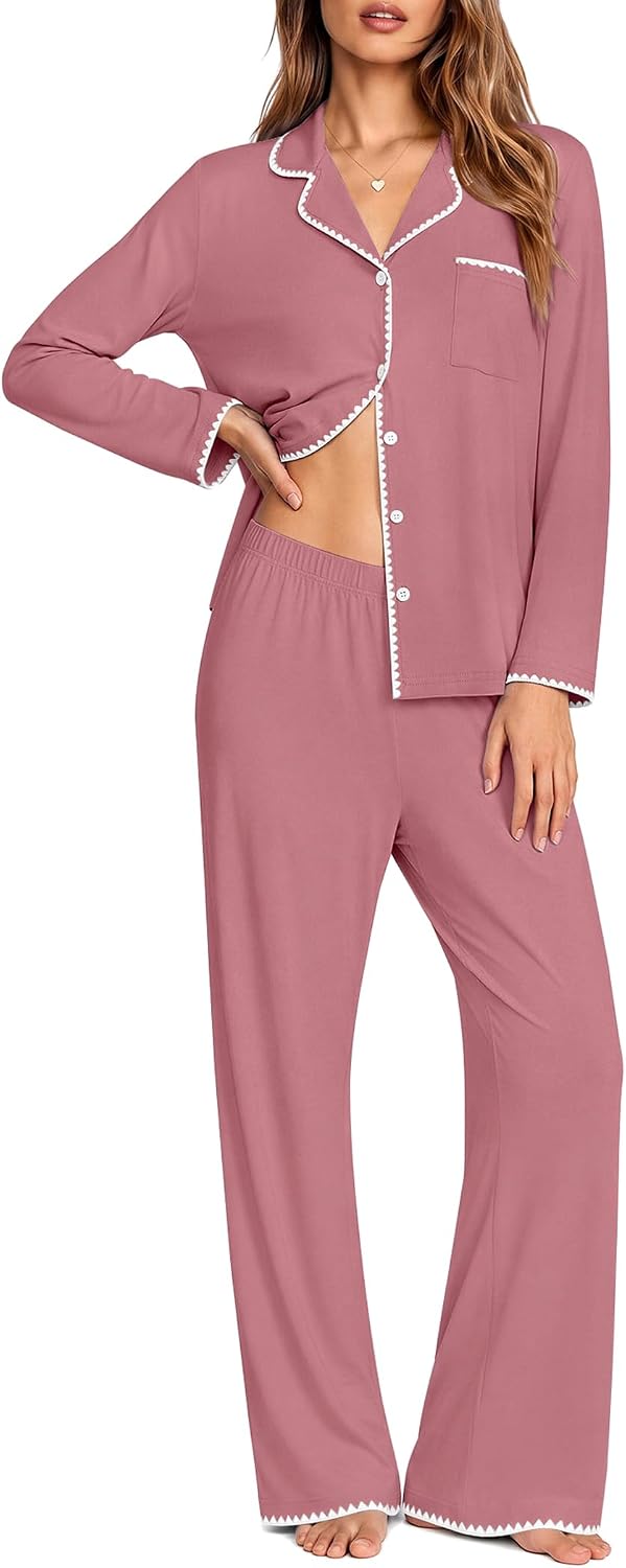 Button Down Pajama Set