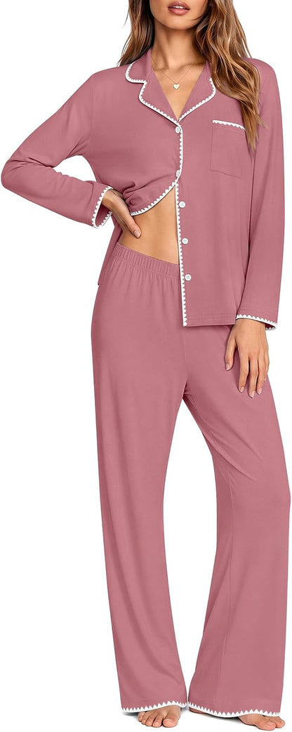 Button Down Pajama Set