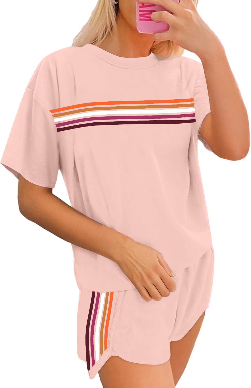 Rainbow Striped Outfit