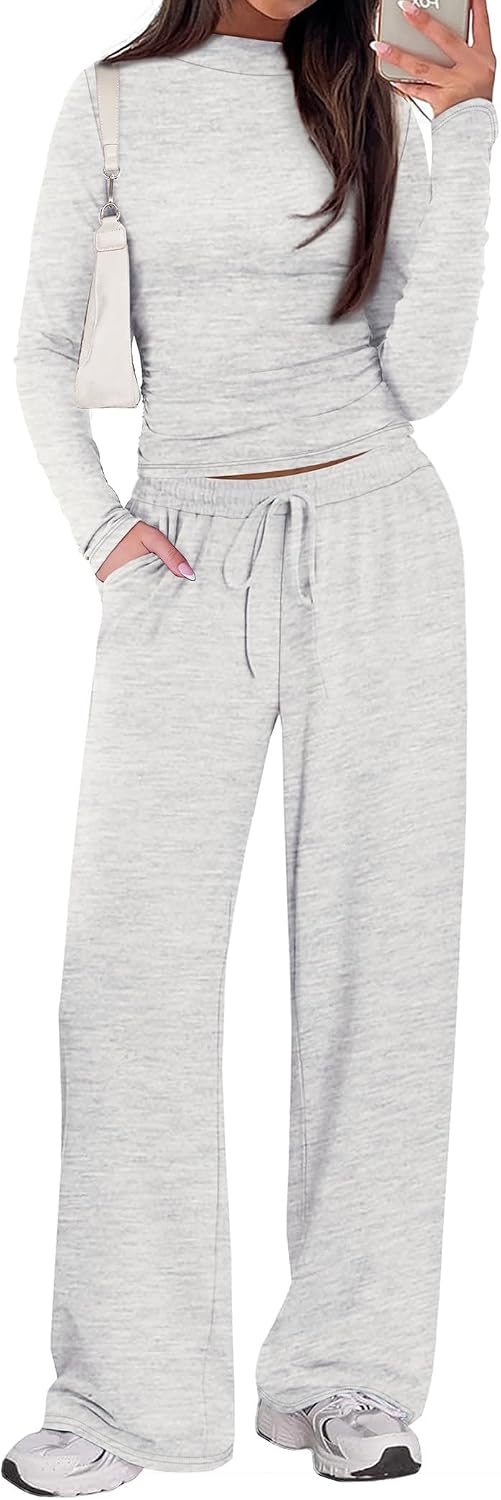 Mock Neck Lounge Set